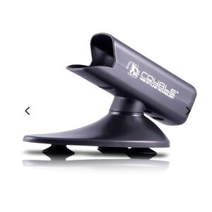 Royale Heat-Resistant Flat Iron Holder, Black – Wall, Glass or Counter Mount